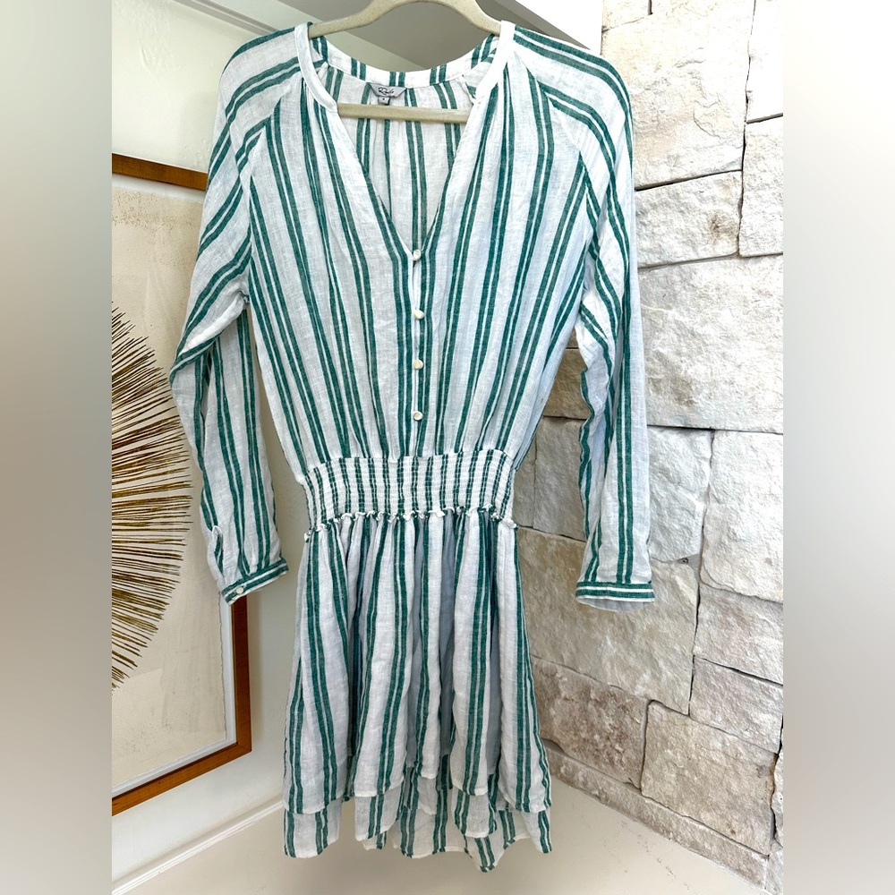 Rails Linen Dress- Cordoba Stripe- Small